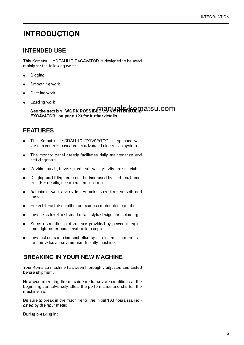 Protected: PC150LC-6(GBR)-K S/N K34001-UP Operation manual (English)