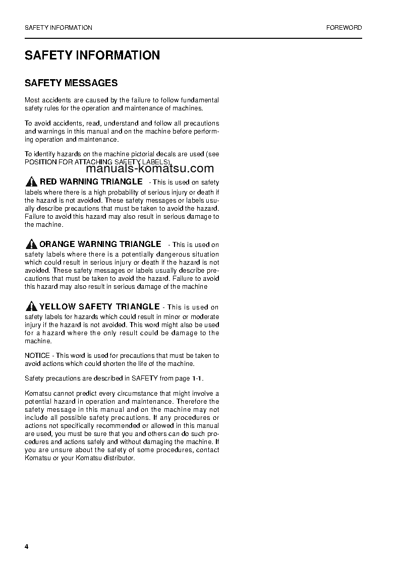 Protected: PW170ES-6(GBR) S/N K35001-UP Operation manual (English)