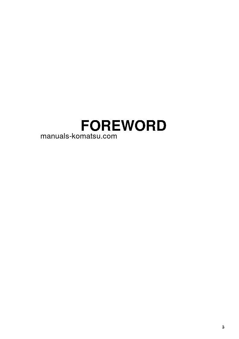 Protected: PW130ES-6(GBR)-K S/N K35001-UP Operation manual (English)