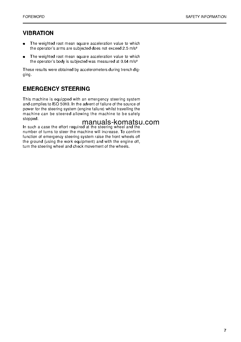Protected: PW130ES-6(GBR)-K S/N K35001-UP Operation manual (English)