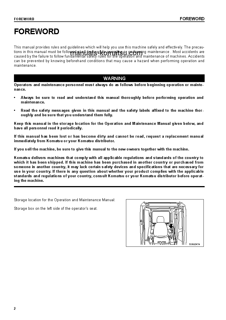 Protected: PC210LC-7(GBR)-K S/N K40001-K41847 Operation manual (English)