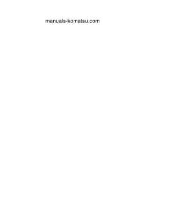 PW200-7(GBR)-K S/N K40001-K40145 Operation manual (English)