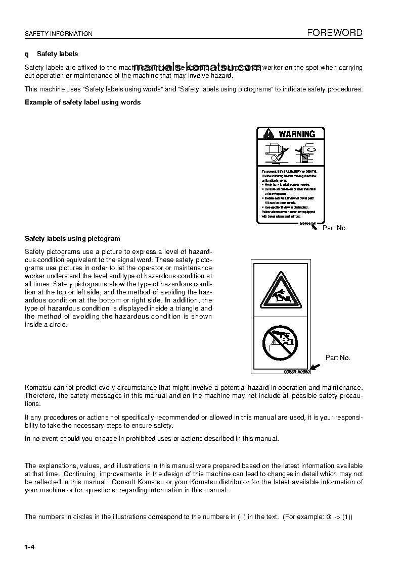 Protected: PC750SE-7(GBR)-K S/N K40001-UP Operation manual (English)