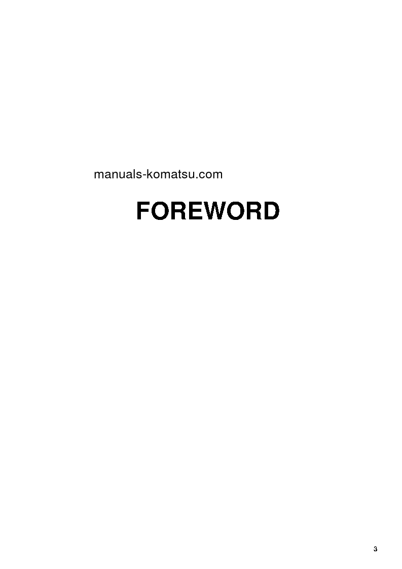 Protected: PW160-7(GBR)-K S/N K40001-UP Operation manual (English)