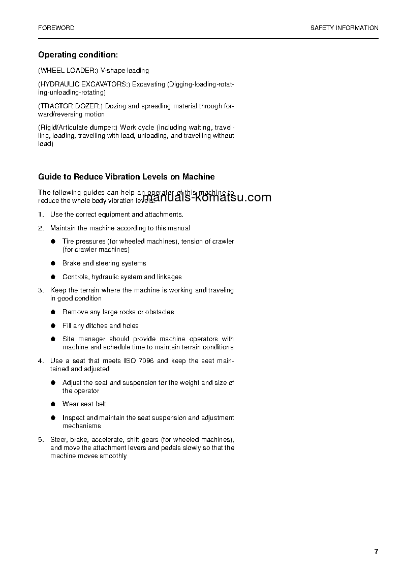 Protected: PW160-7(GBR)-K S/N K40001-UP Operation manual (English)