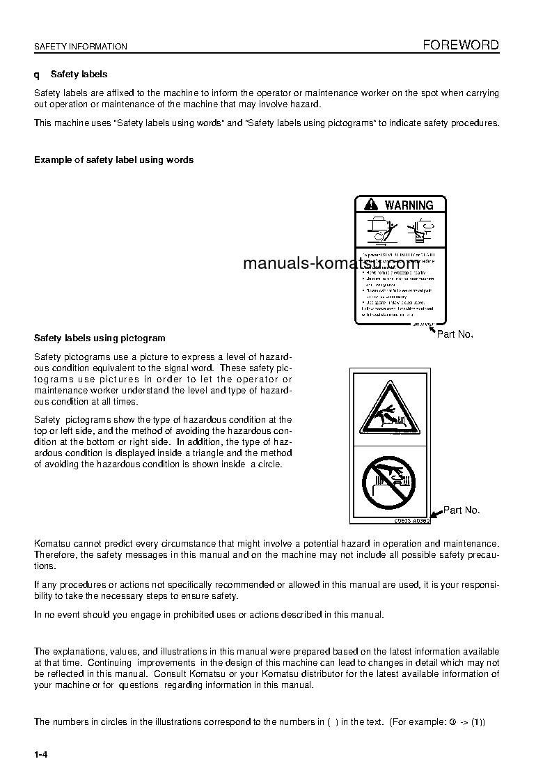 Protected: PC130-7(GBR)-K S/N 70001-71684 Operation manual (English)