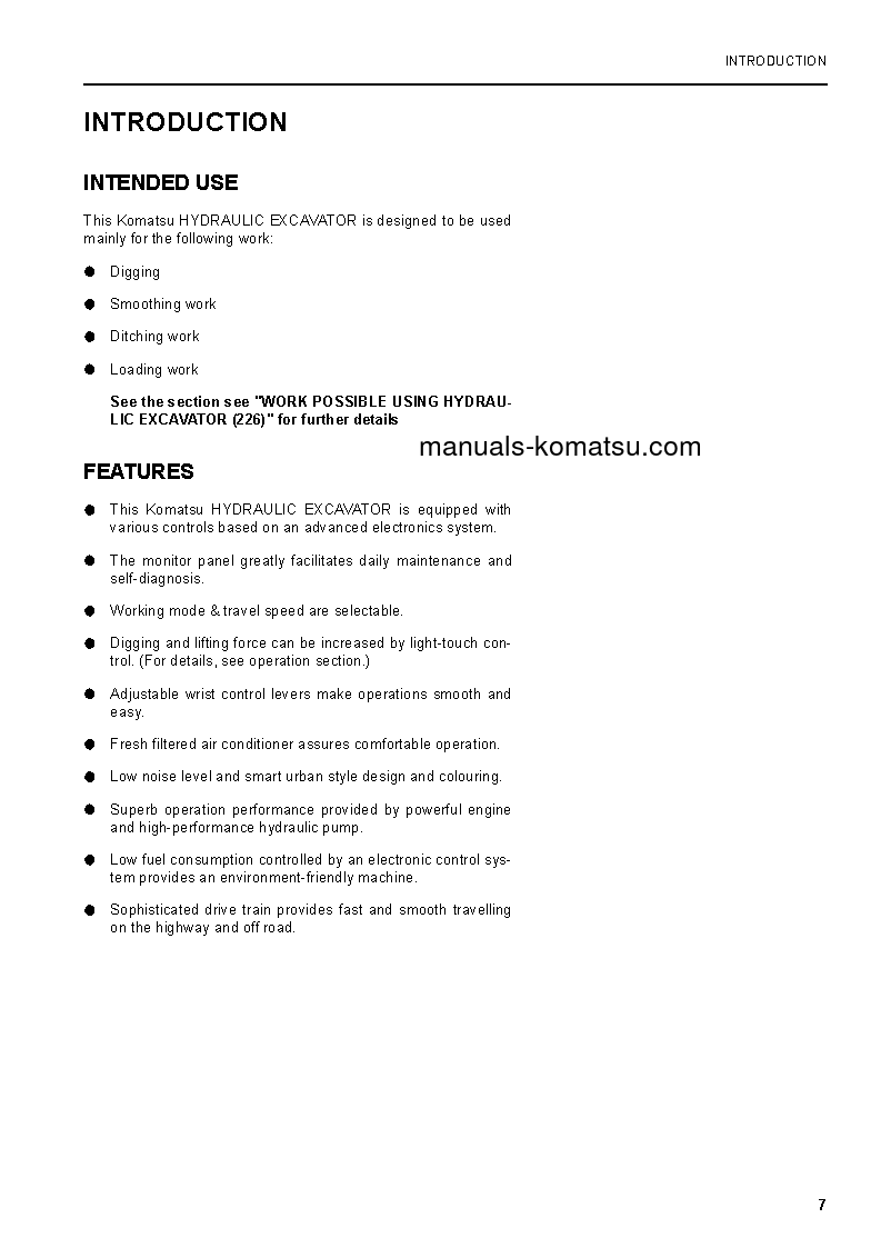 Protected: PW220-7(GBR)-K S/N K40146-UP Operation manual (English)