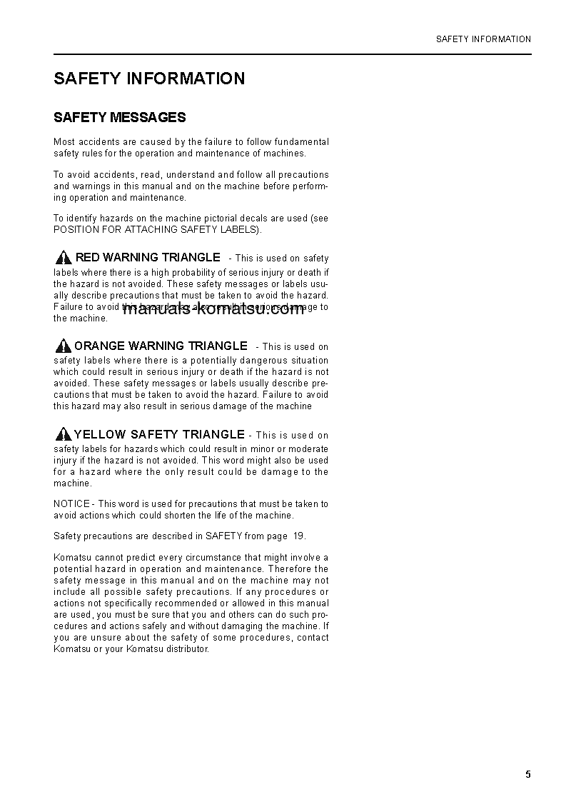 Protected: PW200-7(GBR)-USA S/N K40146-UP Operation manual (English)