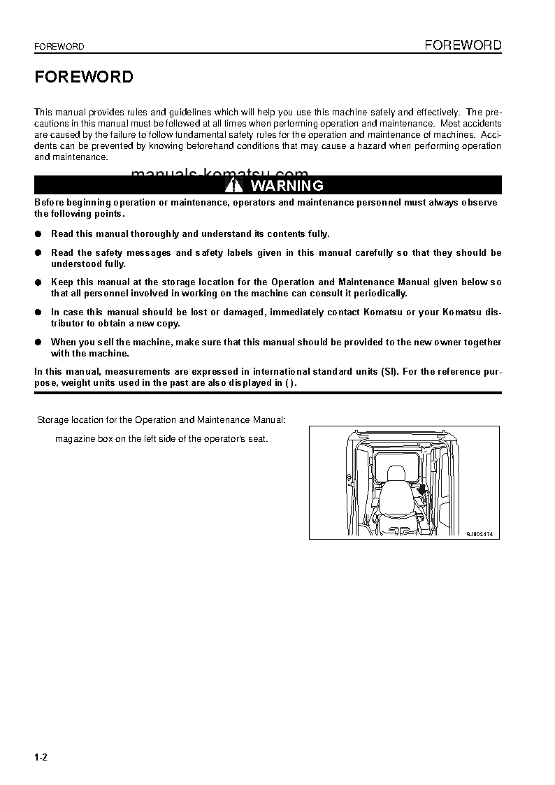 Protected: PC600LC-8(GBR) S/N K50001-UP Operation manual (English)