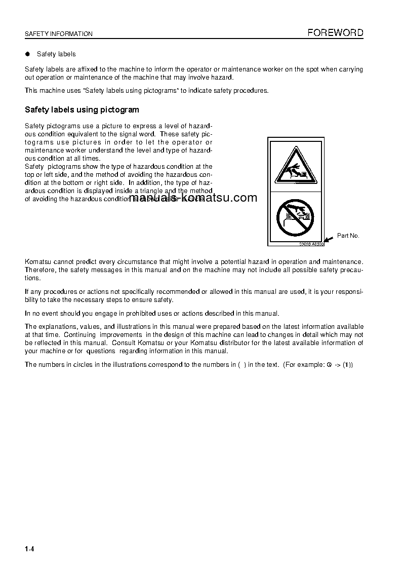 Protected: PC600LC-8(GBR) S/N K50001-UP Operation manual (English)