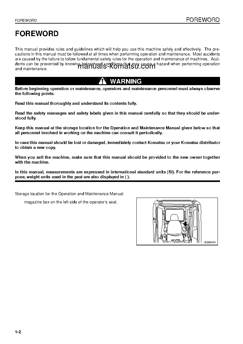 Protected: PC450-8(GBR) S/N K50350-UP Operation manual (English)
