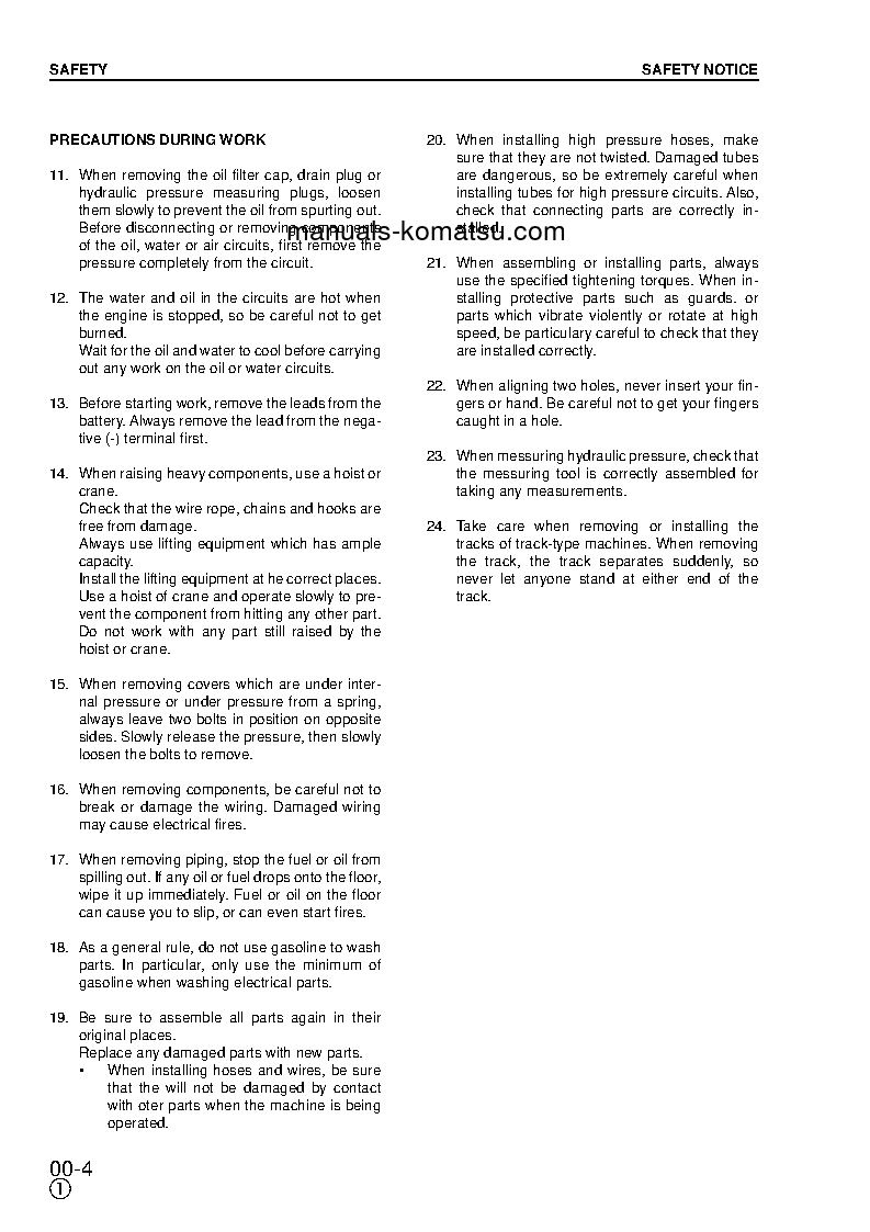 Protected: PC180LC-6(GBR)-K S/N K32001-UP Shop (repair) manual (English)