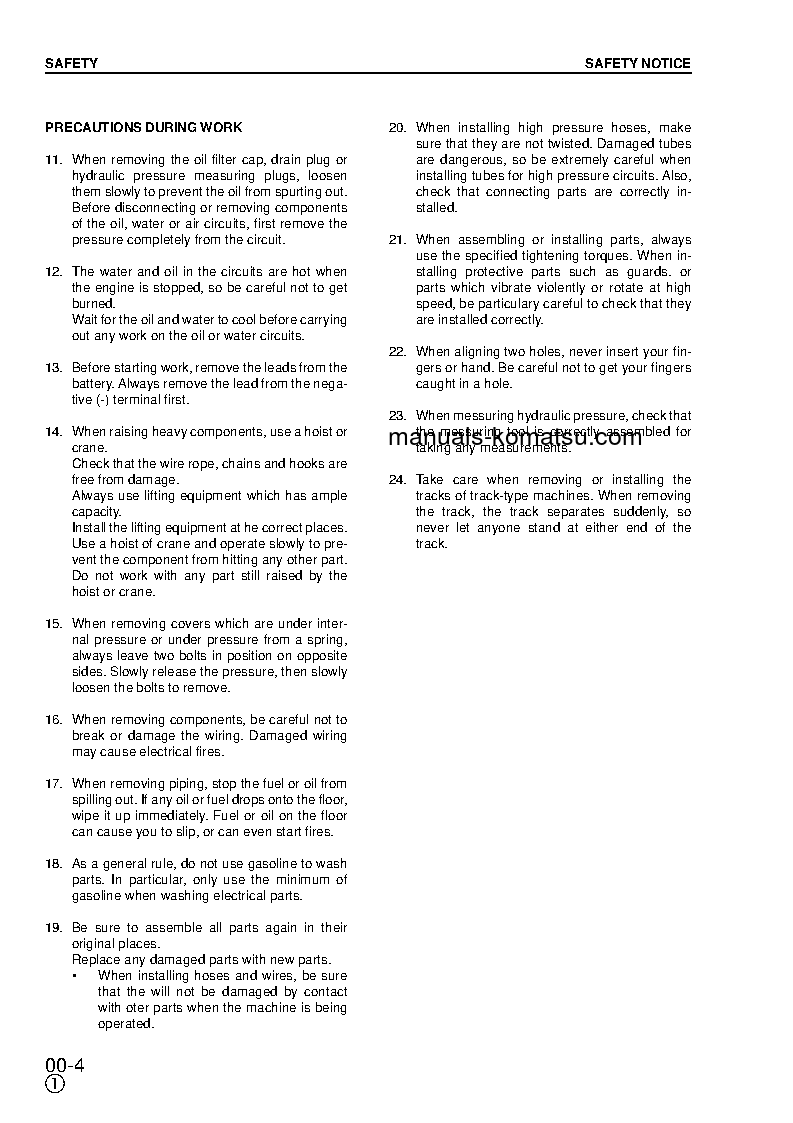 Protected: PC200EN-6(GBR)-K S/N K32001-UP Shop (repair) manual (English)