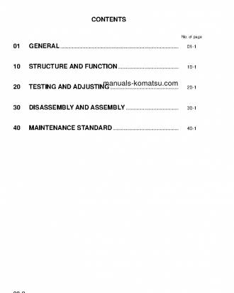 PW150ES-6(GBR)-K S/N K30001-UP Shop (repair) manual (English)