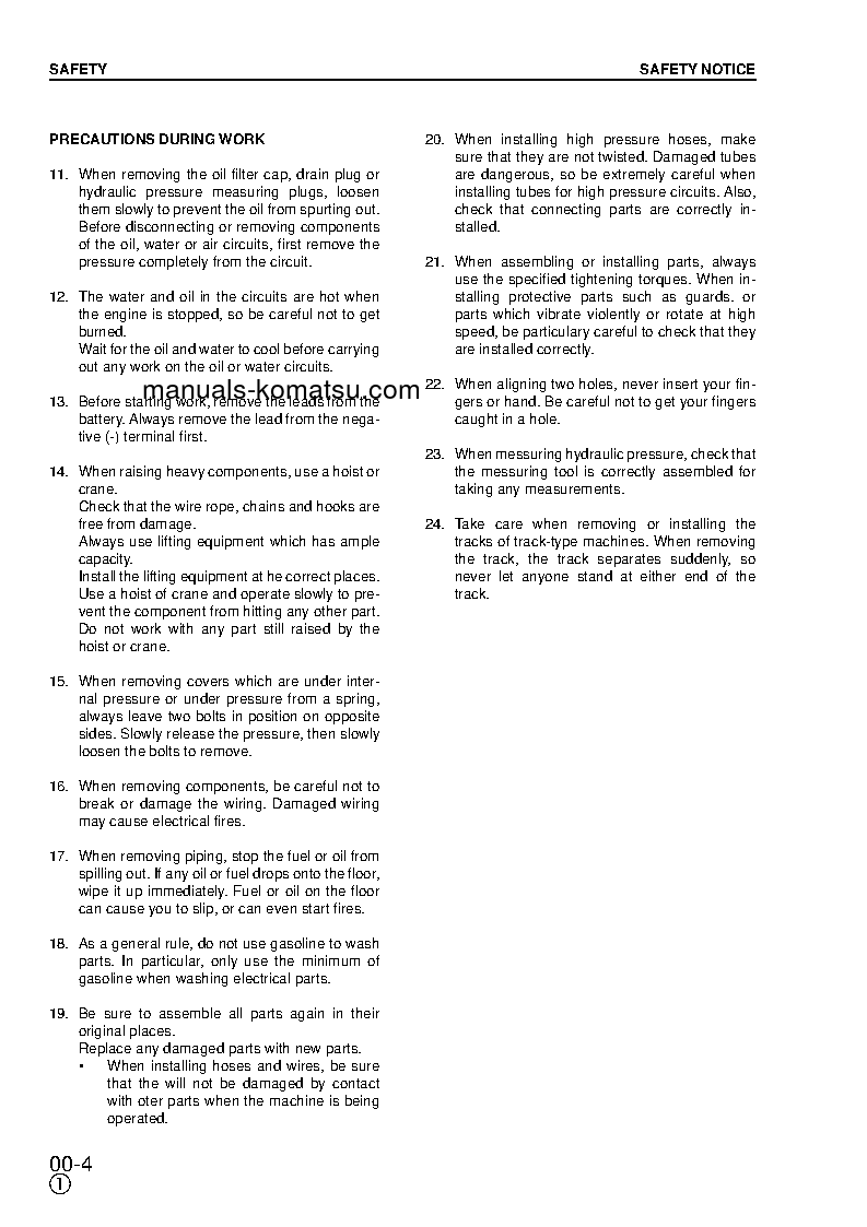 Protected: PW150ES-6(GBR)-K S/N K30001-UP Shop (repair) manual (English)