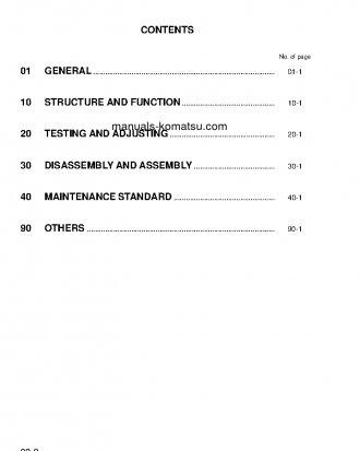 PC340LC-6(GBR)-K S/N K32001-K34000 Shop (repair) manual (English)