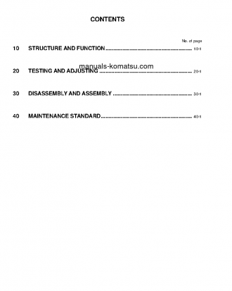 PW130ES-6(GBR)-K S/N K32001-UP Shop (repair) manual (English)