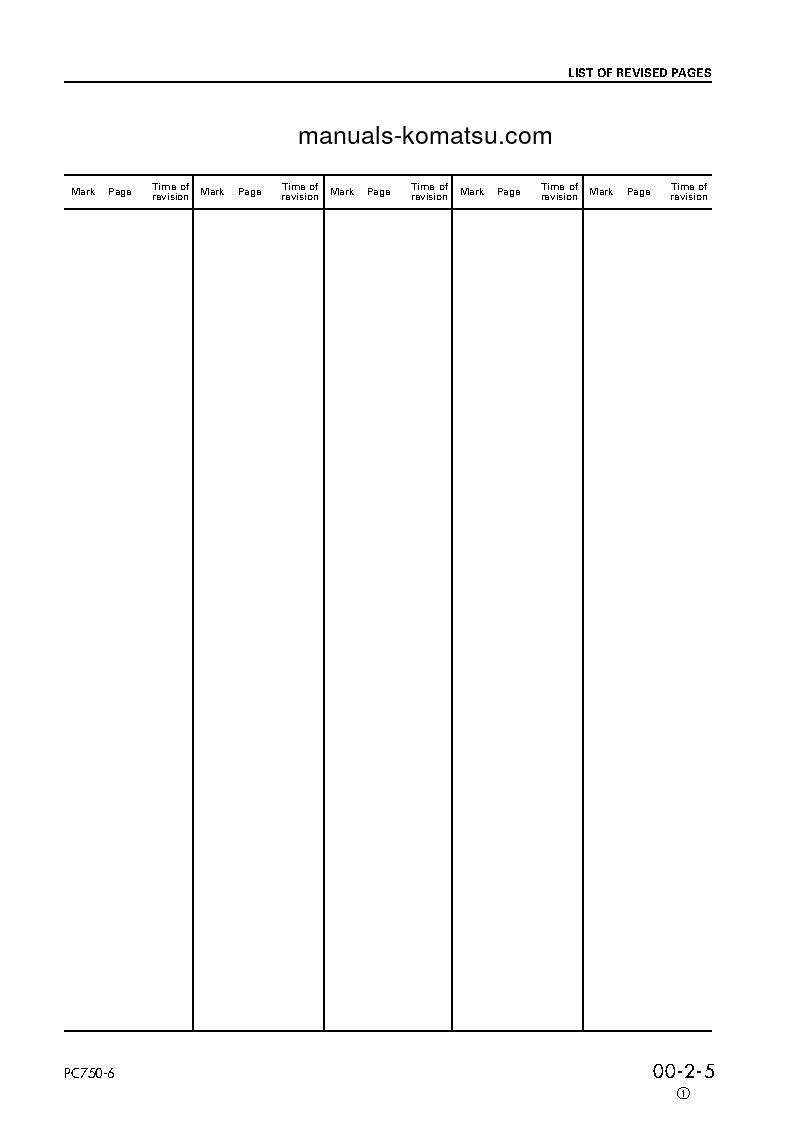 Protected: PC750SE-6(GBR)-K S/N K32001-UP Shop (repair) manual (English)