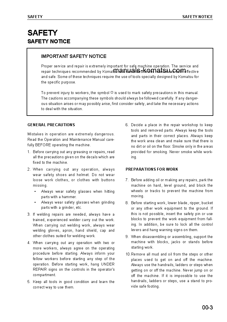 Protected: PC450LC-7(GBR)-K S/N K40001-UP Shop (repair) manual (English)