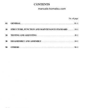 PC750SE-7(GBR)-K S/N K40001-UP Shop (repair) manual (English)