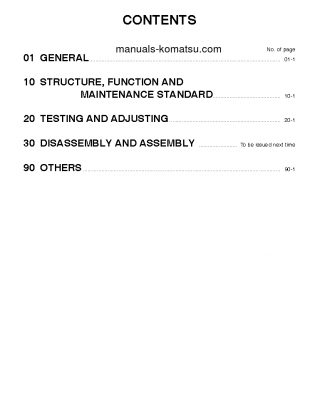 PC600-7(GBR)-K S/N K40001-UP Shop (repair) manual (English)