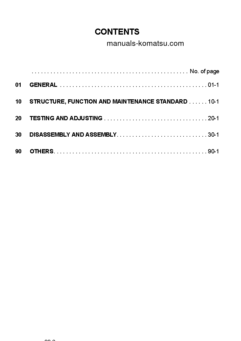 Protected: PW180-7(GBR)-K S/N K40001-UP Shop (repair) manual (English)