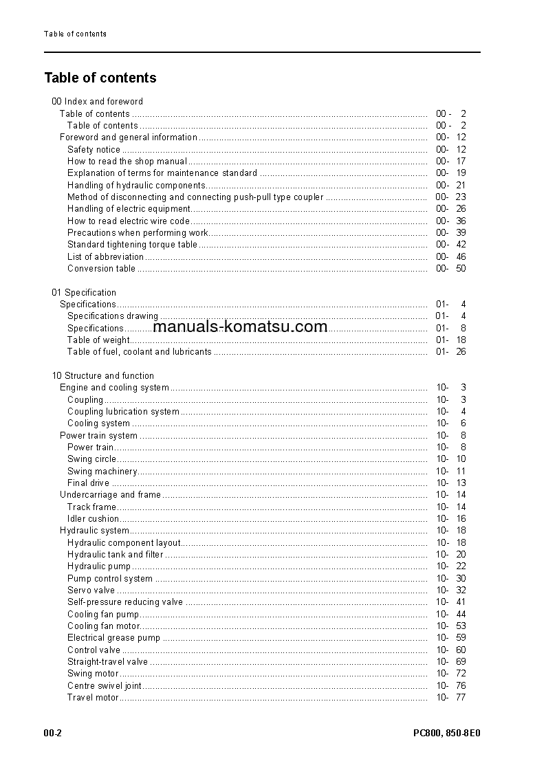 Protected: PC800-8(GBR)-E0 S/N K55001-UP Shop (repair) manual (English)