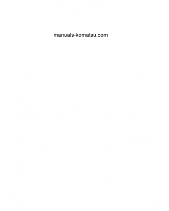 PC240NLC-10(GBR) S/N 90001-UP Shop (repair) manual (English)