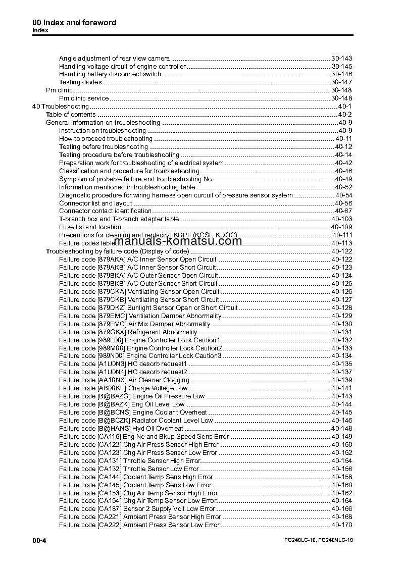 Protected: PC240NLC-10(GBR) S/N K60001-UP Shop (repair) manual (English)