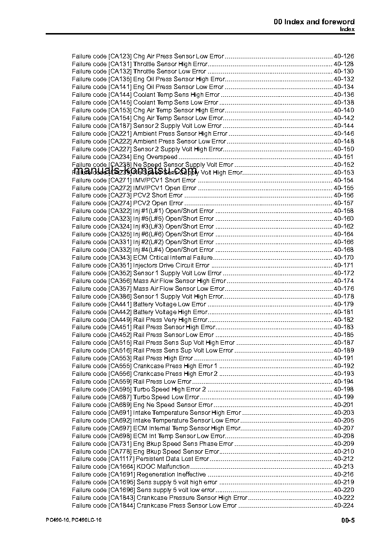 Protected: PC490LC-10(GBR) S/N K60001-UP Shop (repair) manual (English)