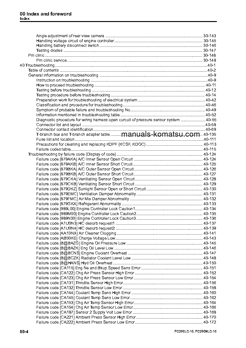 Protected: PC290NLC-10(GBR) S/N 15001-UP Shop (repair) manual (English)