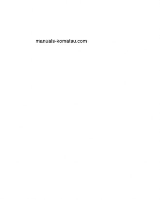 PC210-10(GBR) S/N 450120-UP Shop (repair) manual (English)