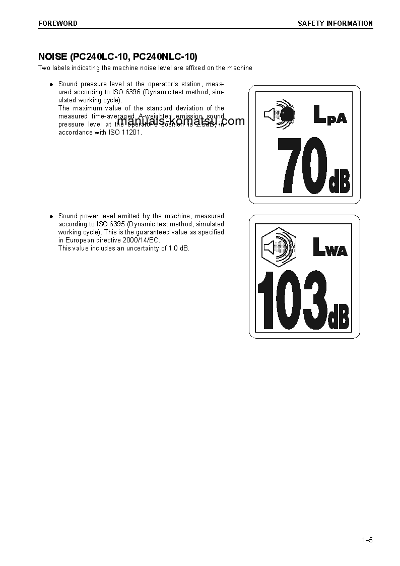 Protected: PC240NLC-10(GBR) S/N 90001-UP Operation manual (English)
