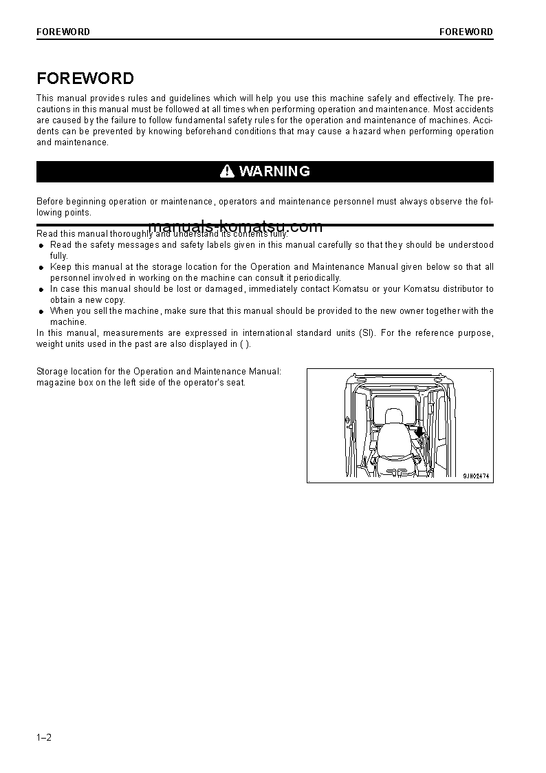 Protected: PC290LC-10(GBR) S/N K60142-UP Operation manual (English)