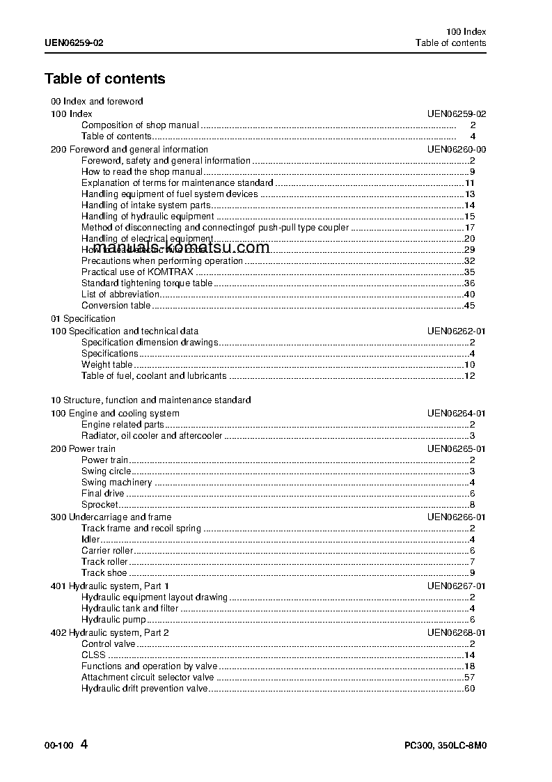 Protected: PC300-8(GBR)-M0 S/N K56001-UP Shop (repair) manual (English)