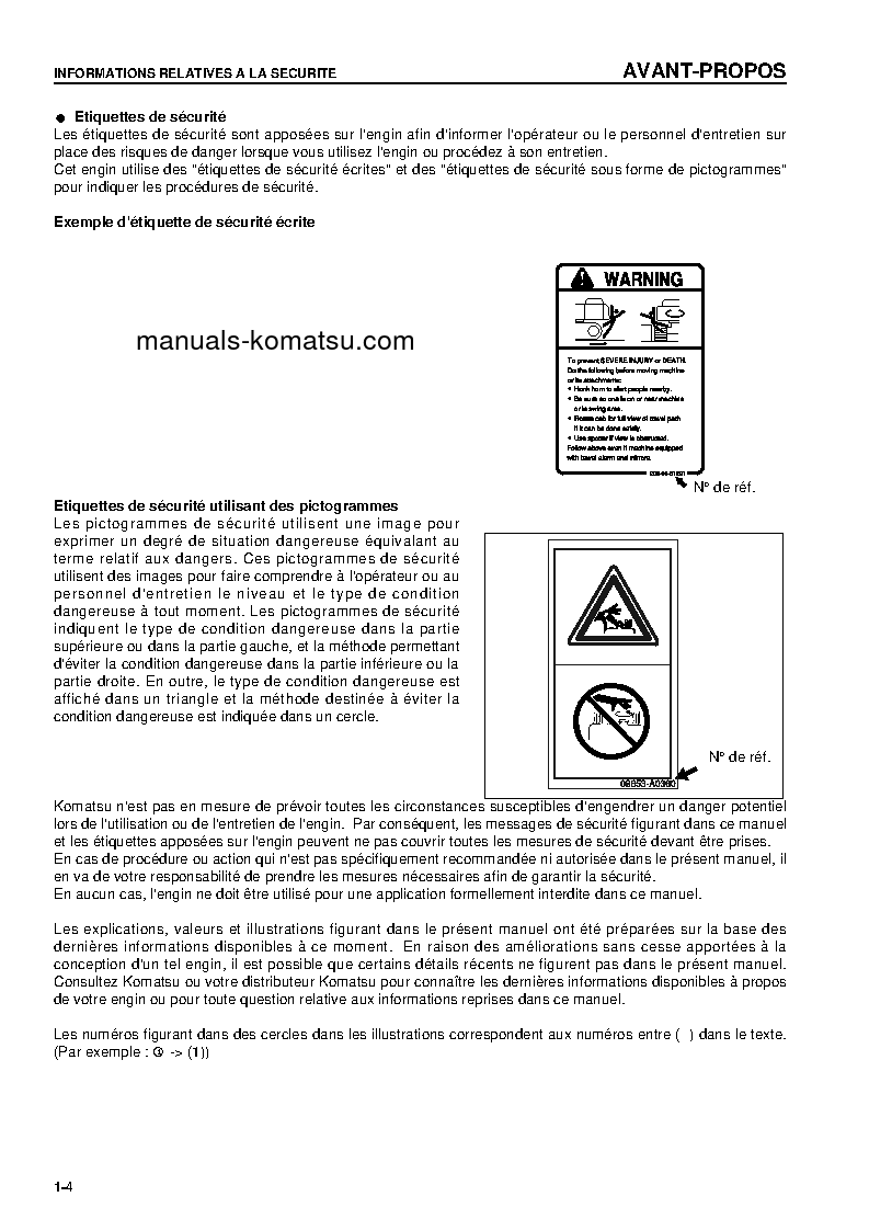 Protected: PC180LC-7(GBR)-K S/N K40001-UP Operation manual (French)