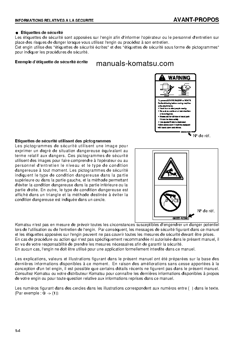 Protected: PC160LC-7(GBR)-K S/N K40972-UP Operation manual (French)