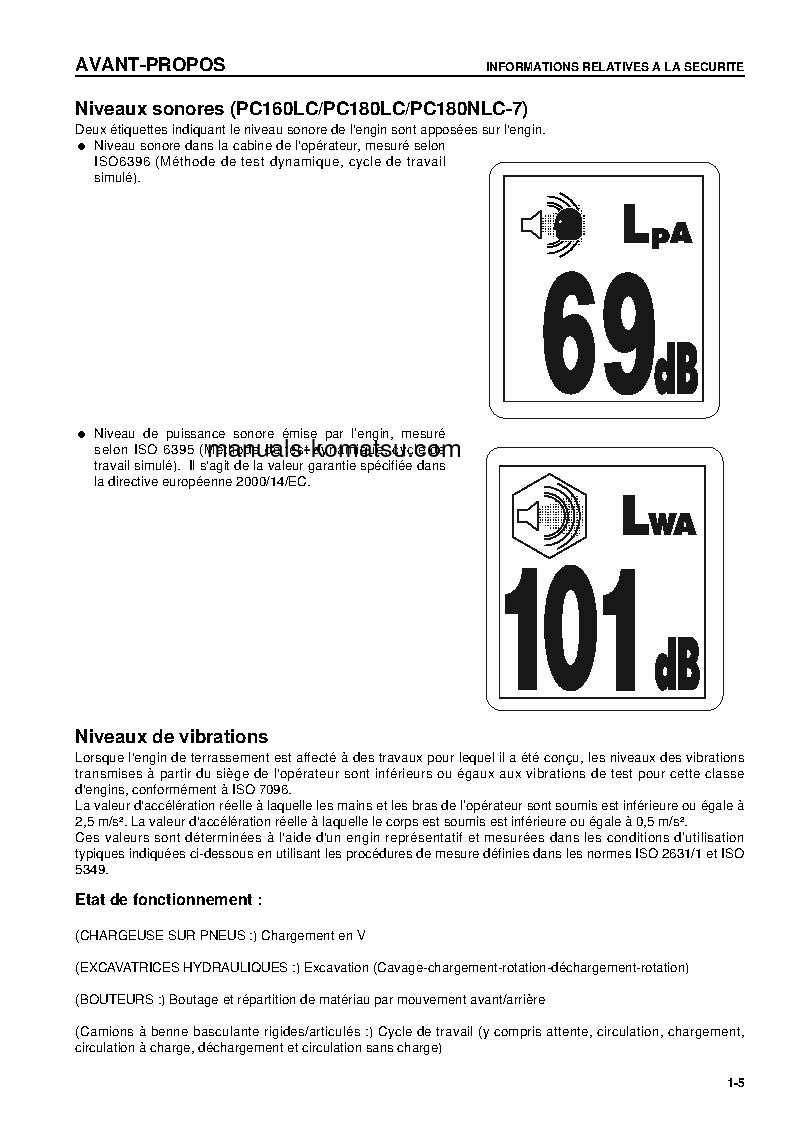 Protected: PC160LC-7(GBR)-K S/N K40972-UP Operation manual (French)