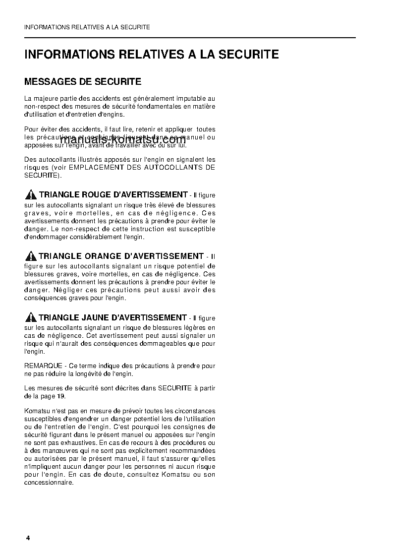 Protected: PW200-7(GBR)-K S/N K40146-UP Operation manual (French)