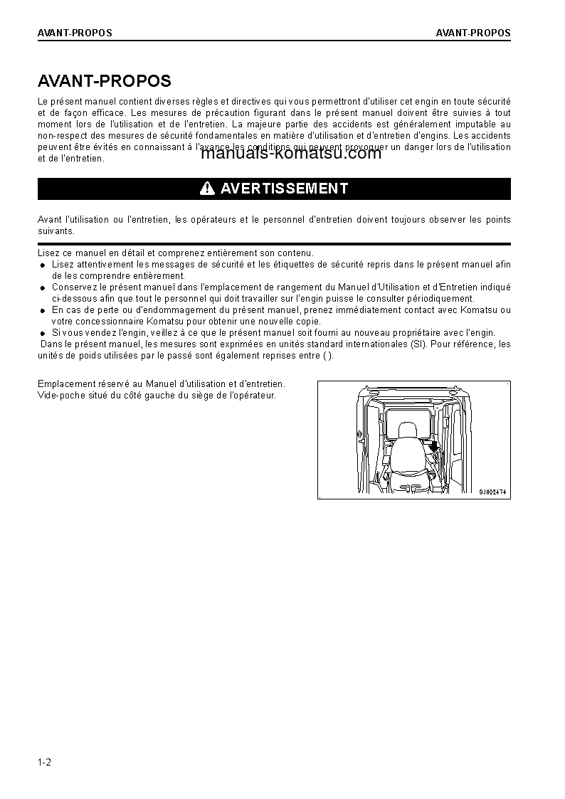 Protected: PC290NLC-10(GBR) S/N K60001-UP Operation manual (French)
