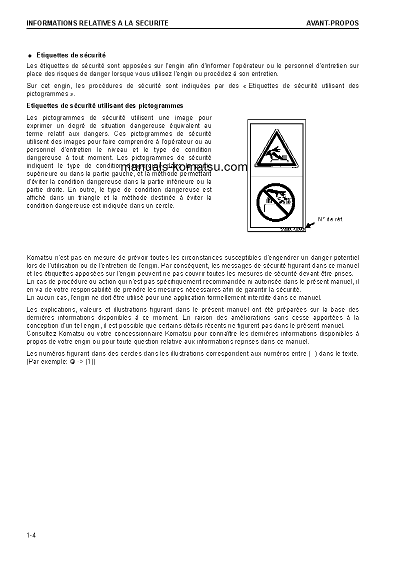 Protected: PC290NLC-10(GBR) S/N K60001-UP Operation manual (French)