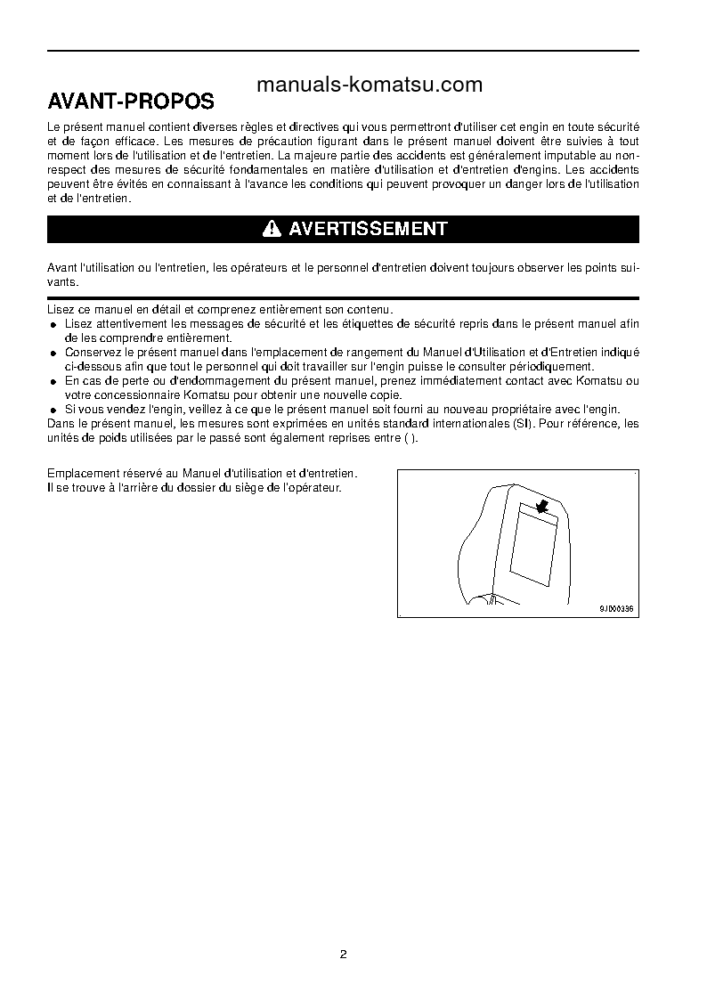 Protected: PC210LCI-10(GBR) S/N K65001-UP Operation manual (French)