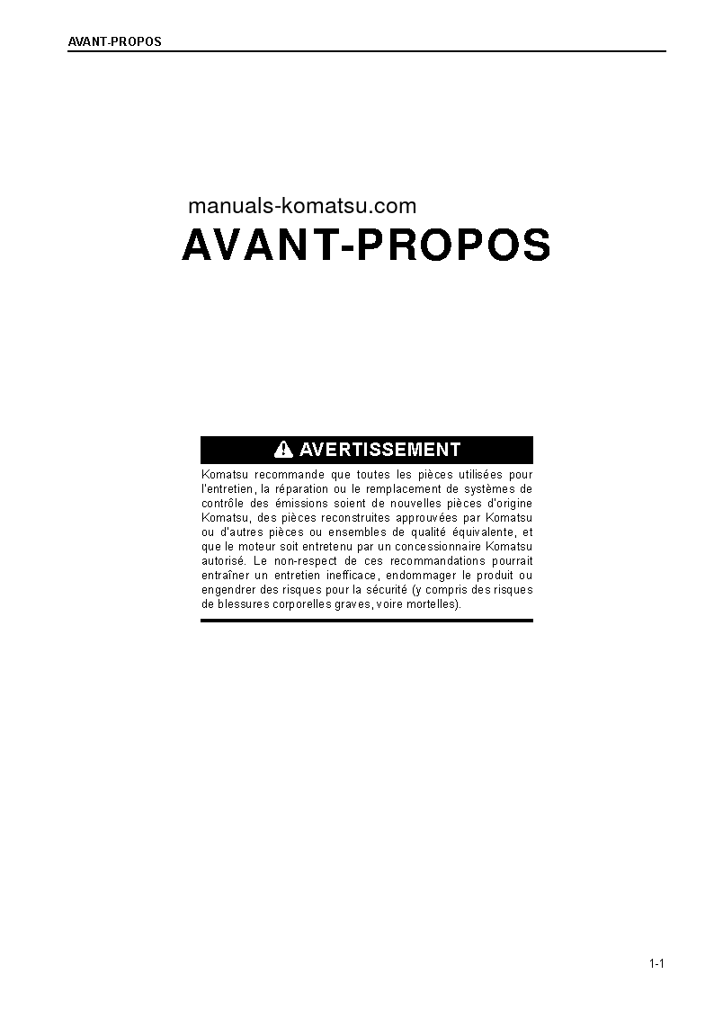 Protected: PC210-10(GBR) S/N K60600-UP Operation manual (French)