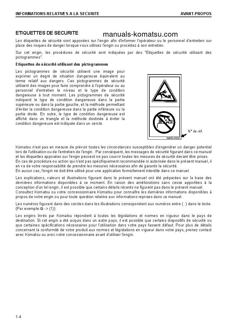 Protected: PC210-10(GBR) S/N K60600-UP Operation manual (French)