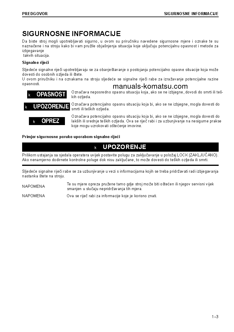 Protected: PC240LC-10(GBR) S/N K60256-UP Operation manual (Croatian)