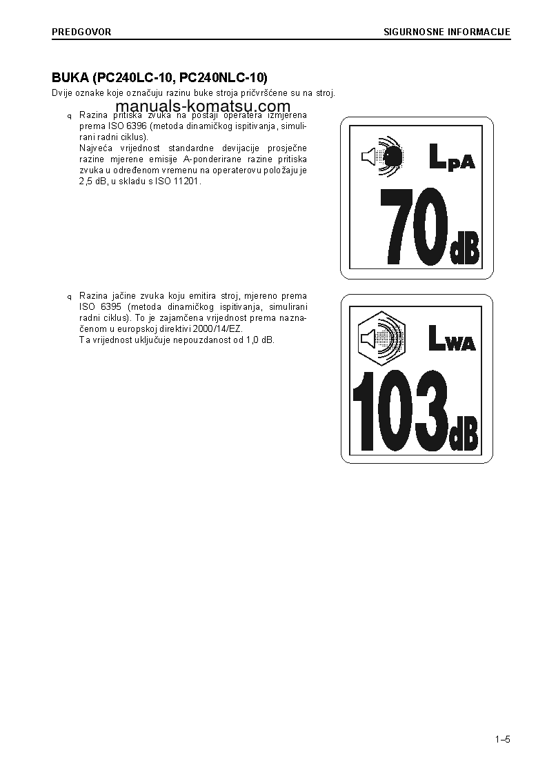 Protected: PC240LC-10(GBR) S/N K60256-UP Operation manual (Croatian)