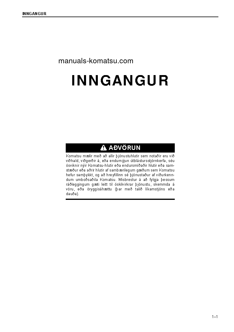 Protected: PC240LC-10(GBR) S/N K60256-UP Operation manual (Icelandic)