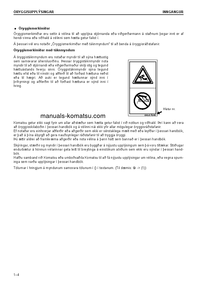 Protected: PC240LC-10(GBR) S/N K60256-UP Operation manual (Icelandic)