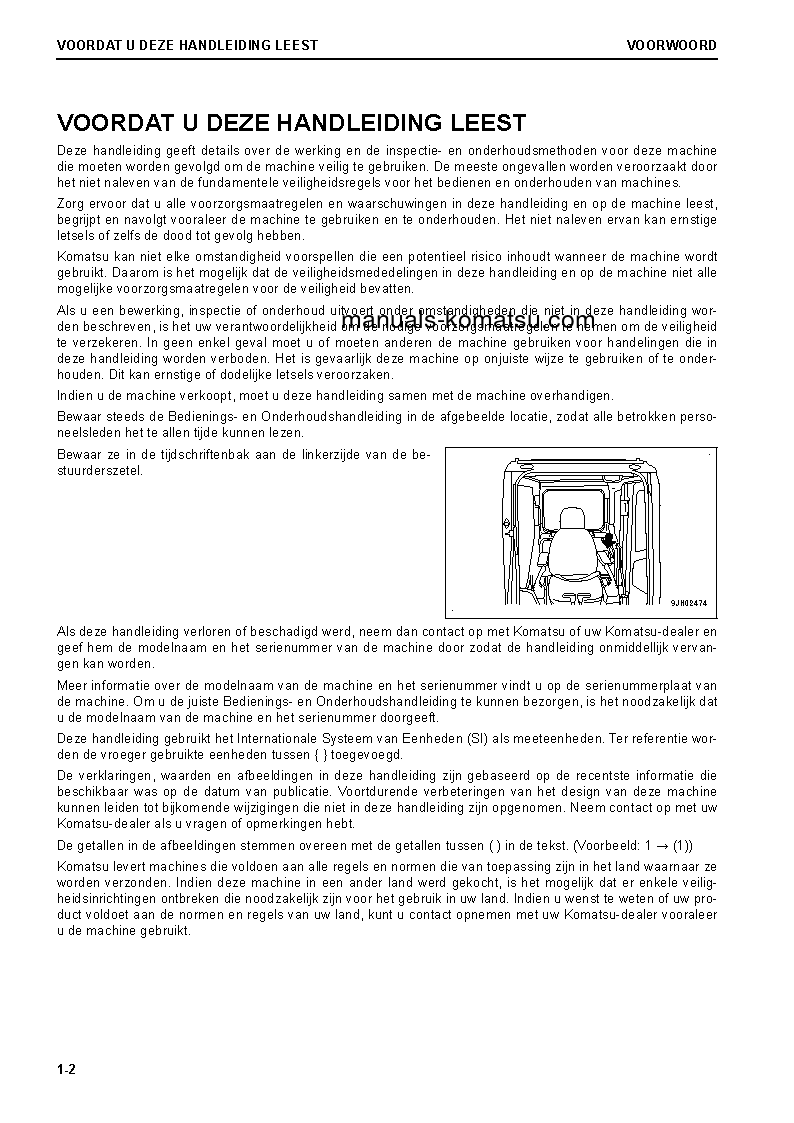 Protected: PC290LC-11(GBR) S/N 35001-UP Operation manual (Dutch)