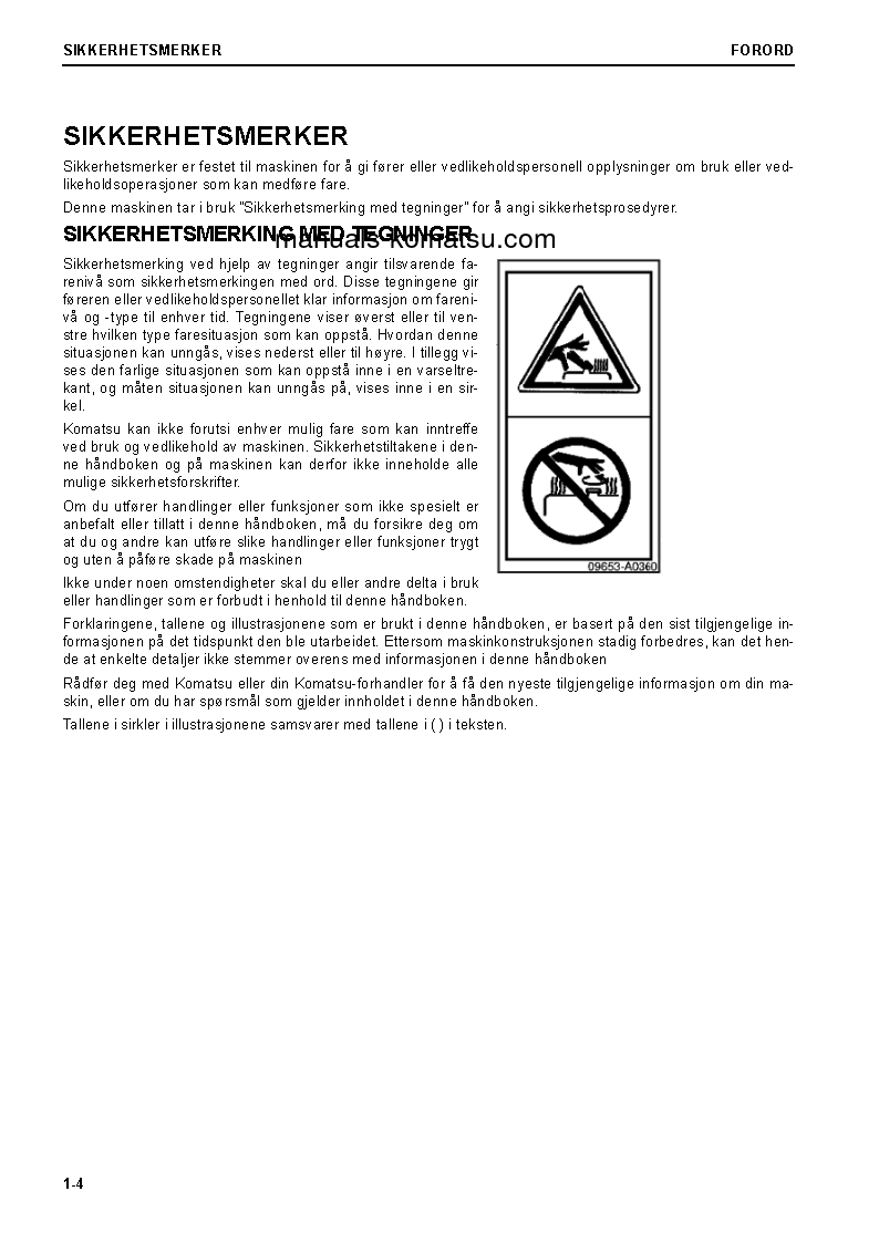 Protected: PC210-11(GBR) S/N K70001-UP Operation manual (Norwegian)